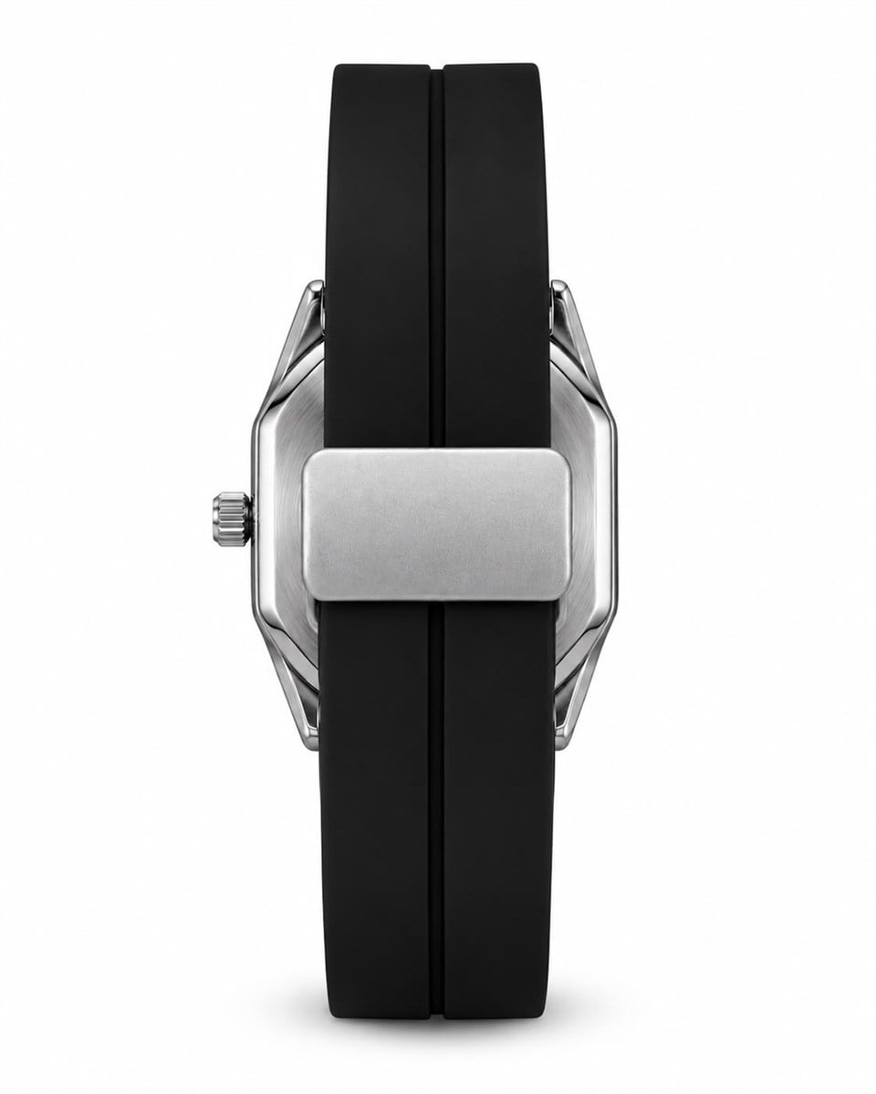 Square Soft Touch Kordon Black Kol Saati