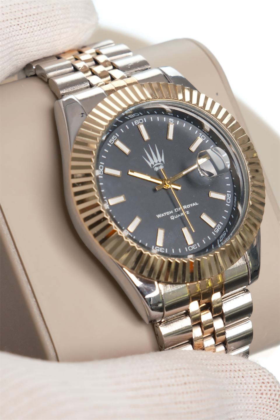 Quantum Silver Gold Black Kol Saati