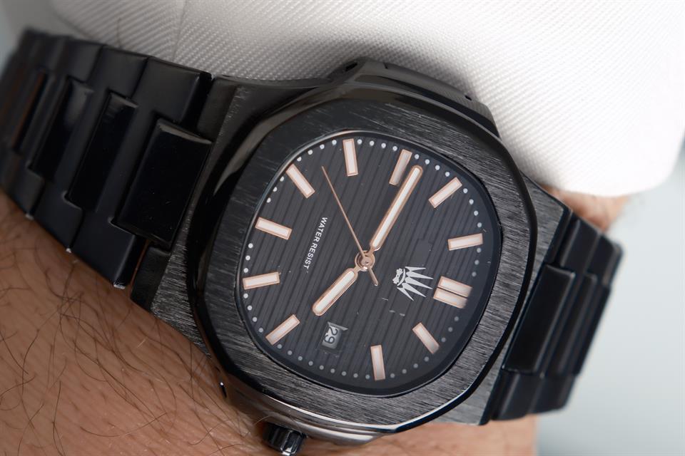 Vector Rose Black Çelik Kol Saati