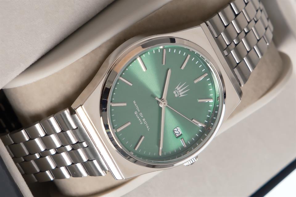 Virtus Classic Time Silver Yeşil Kol Saati