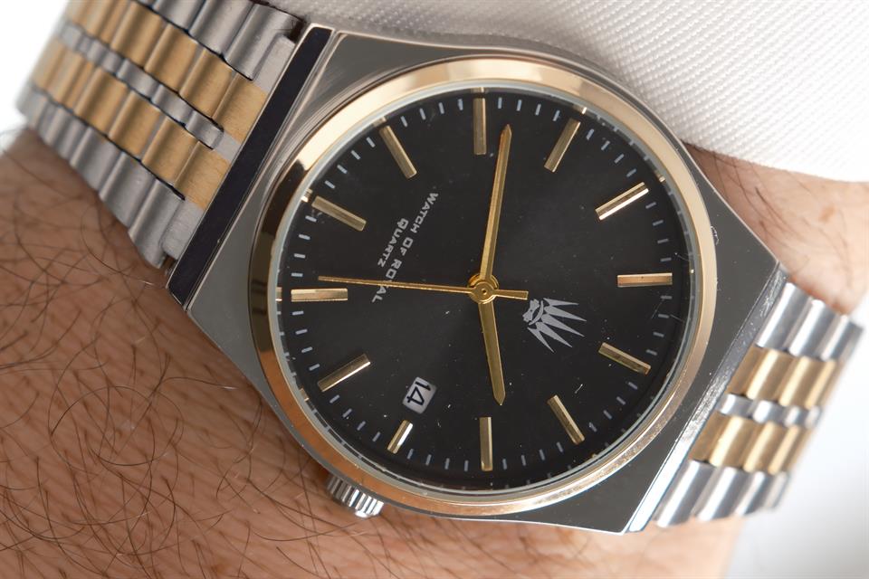 Virtus Classic Time Silver Gold Black Kol Saati