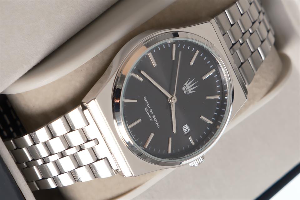 Virtus Classic Time Silver Black Kol Saati