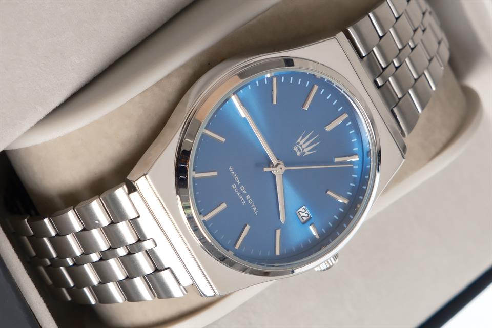 Virtus Classic Time Silver Mavi Kol Saati
