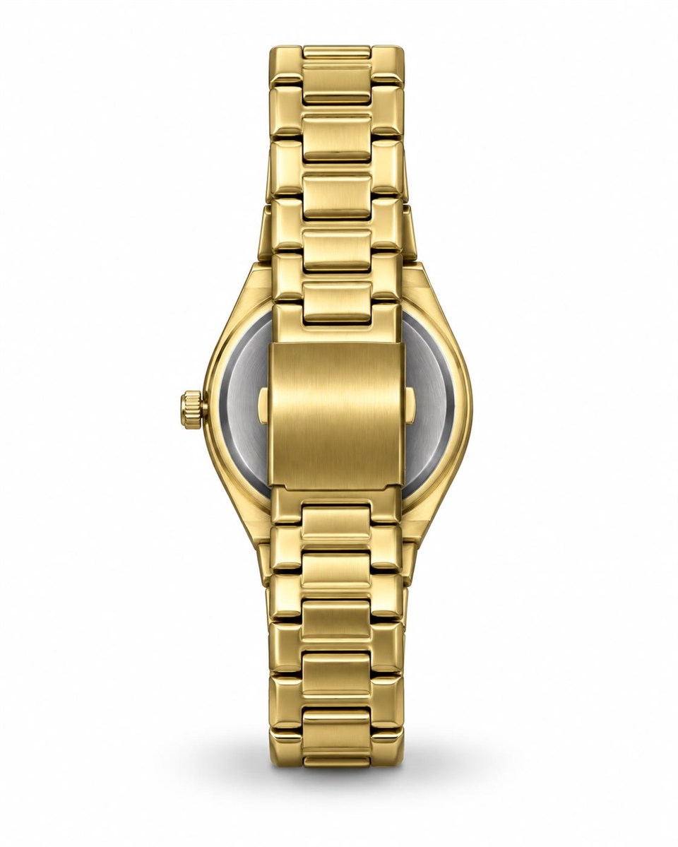 Vortex Gold BEYAZ Çelik Kol Saati