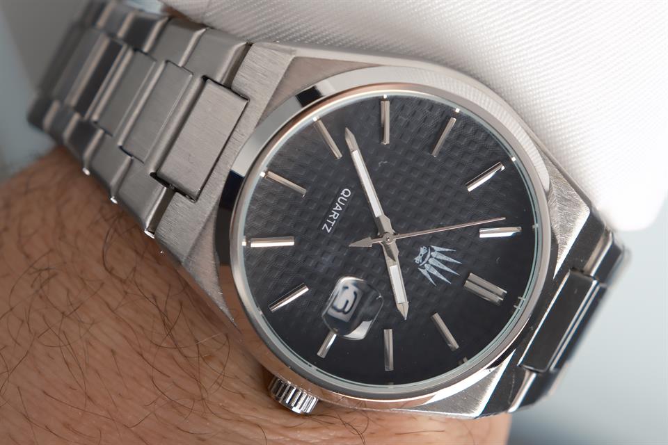 Vortex Silver SİYAH Çelik Kol Saati