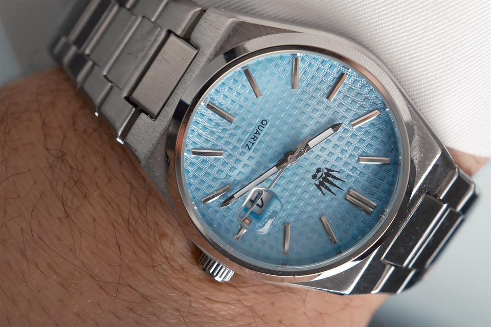 Vortex Silver Turkuaz Çelik Kol Saati