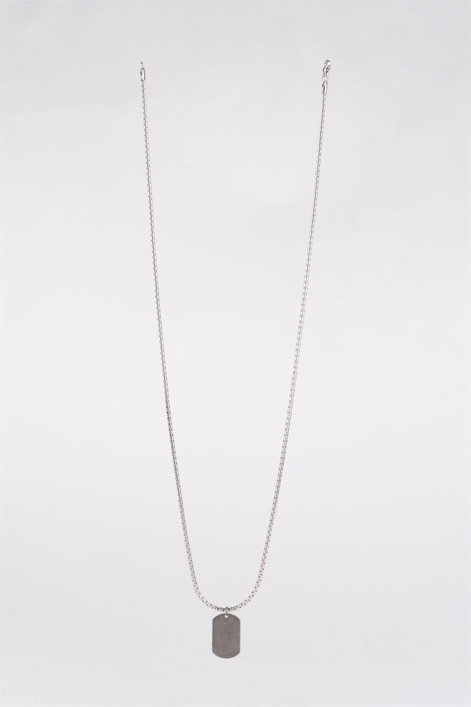 ARDENTE SİLVER  ZİNCİR ÇELİK KOLYE