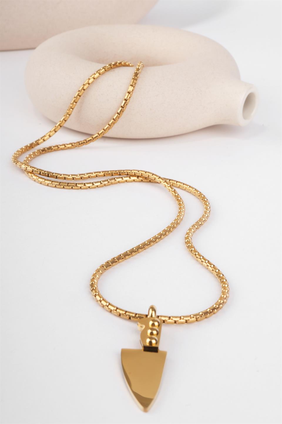 ARMONY GOLD STEEL NECKLACE 