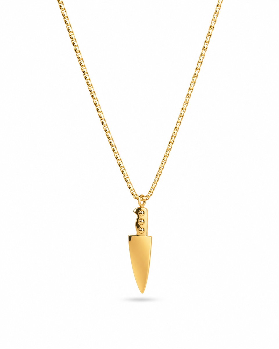 ARMONY GOLD STEEL NECKLACE 