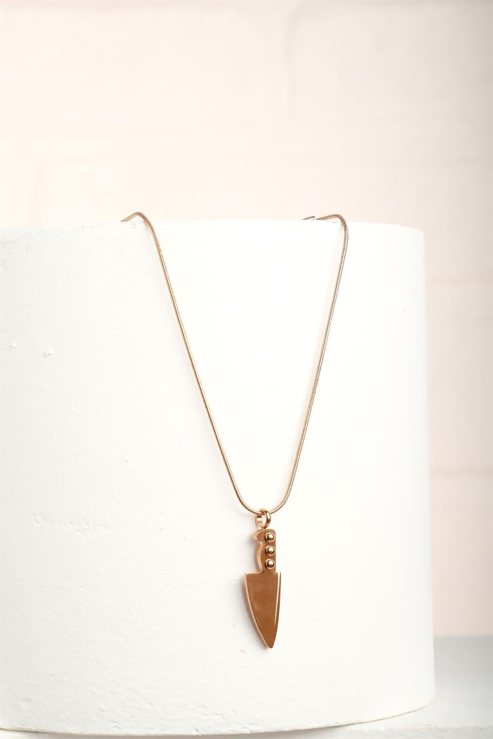 ARMONY ROSE GOLD STEEL NECKLACE 
