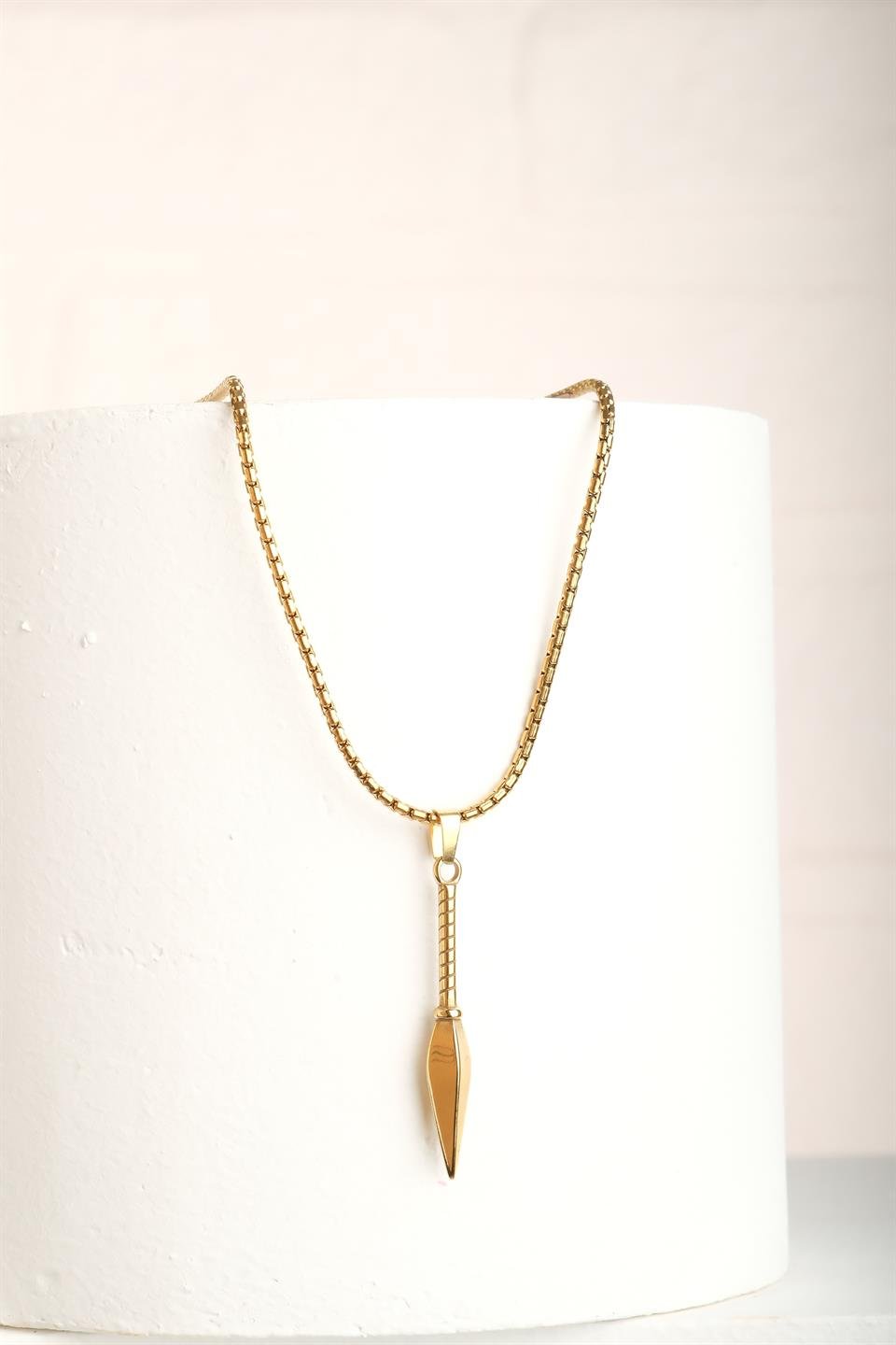 BRANDO GOLD STEEL NECKLACE 