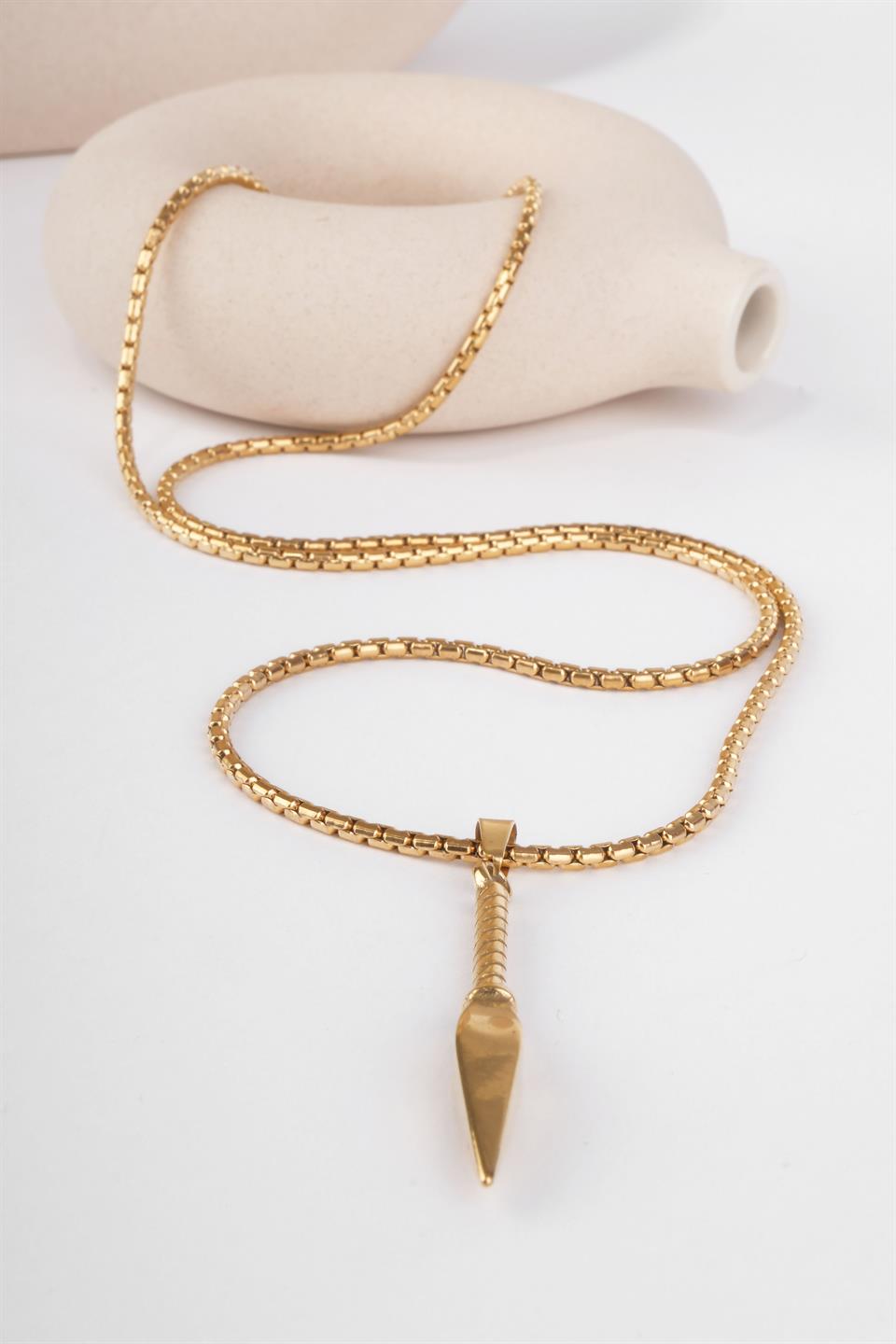 BRANDO GOLD STEEL NECKLACE 