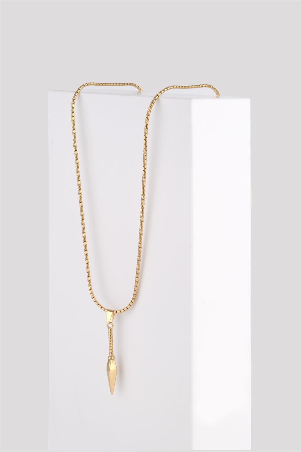 BRANDO GOLD STEEL NECKLACE 