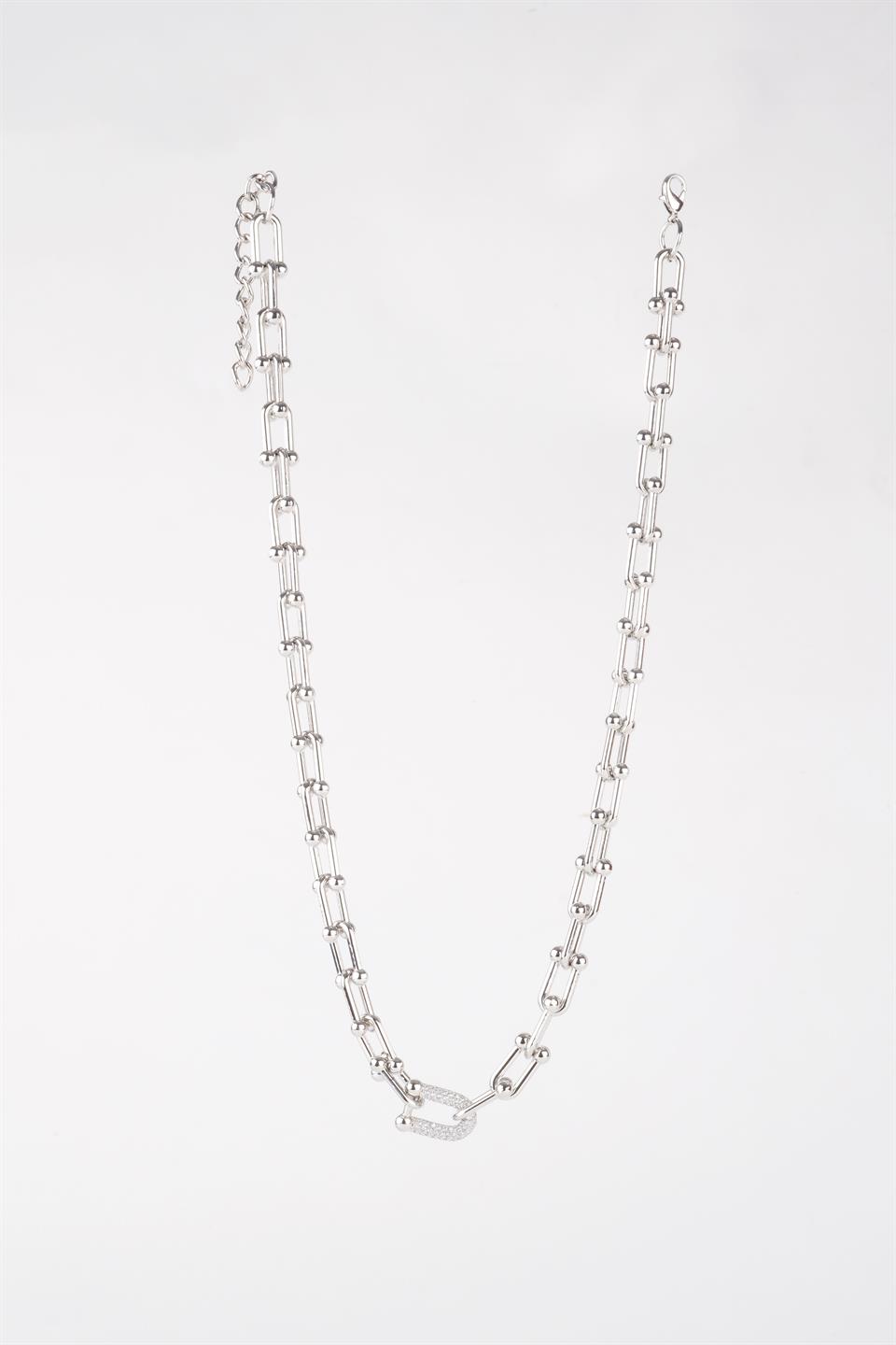 CHARME SILVER ÇELİK ZİNCİR KOLYE