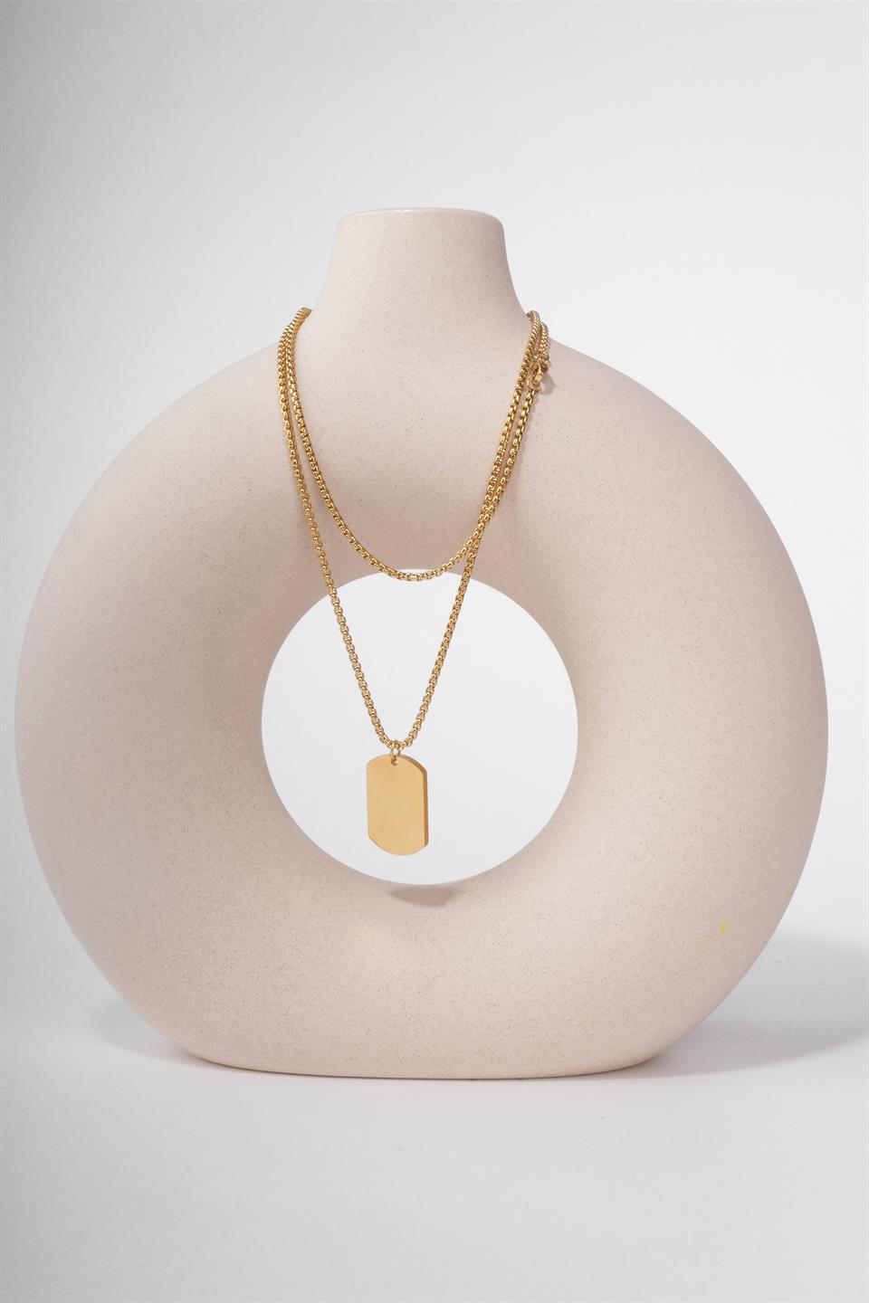 CELSA GOLD STEEL NECKLACE 