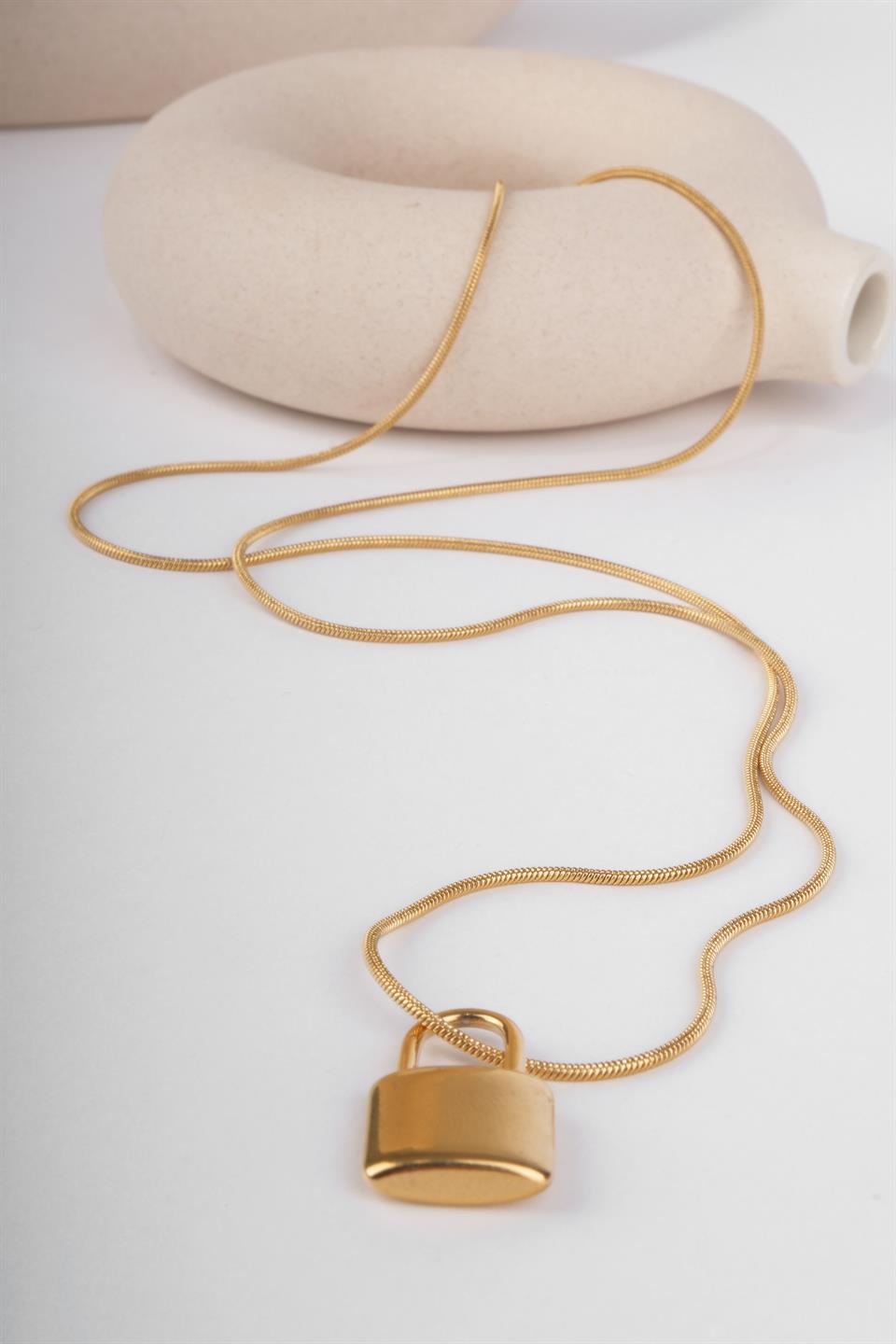 FOCLE GOLD STEEL NECKLACE