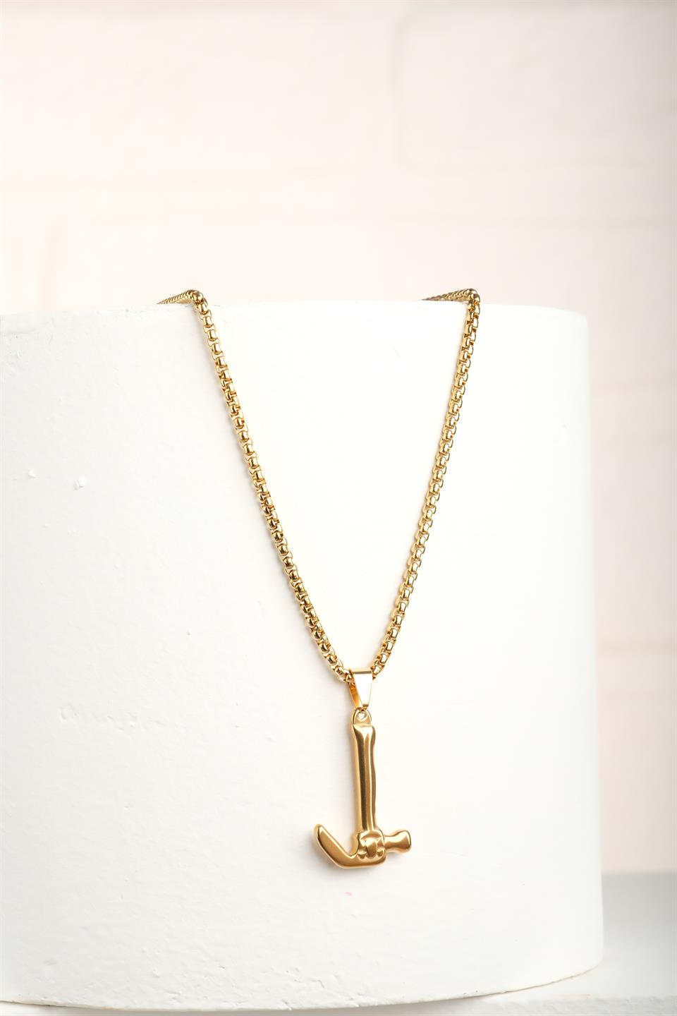 LUCE SILVER ÇELİK ZİNCİR KOLYE