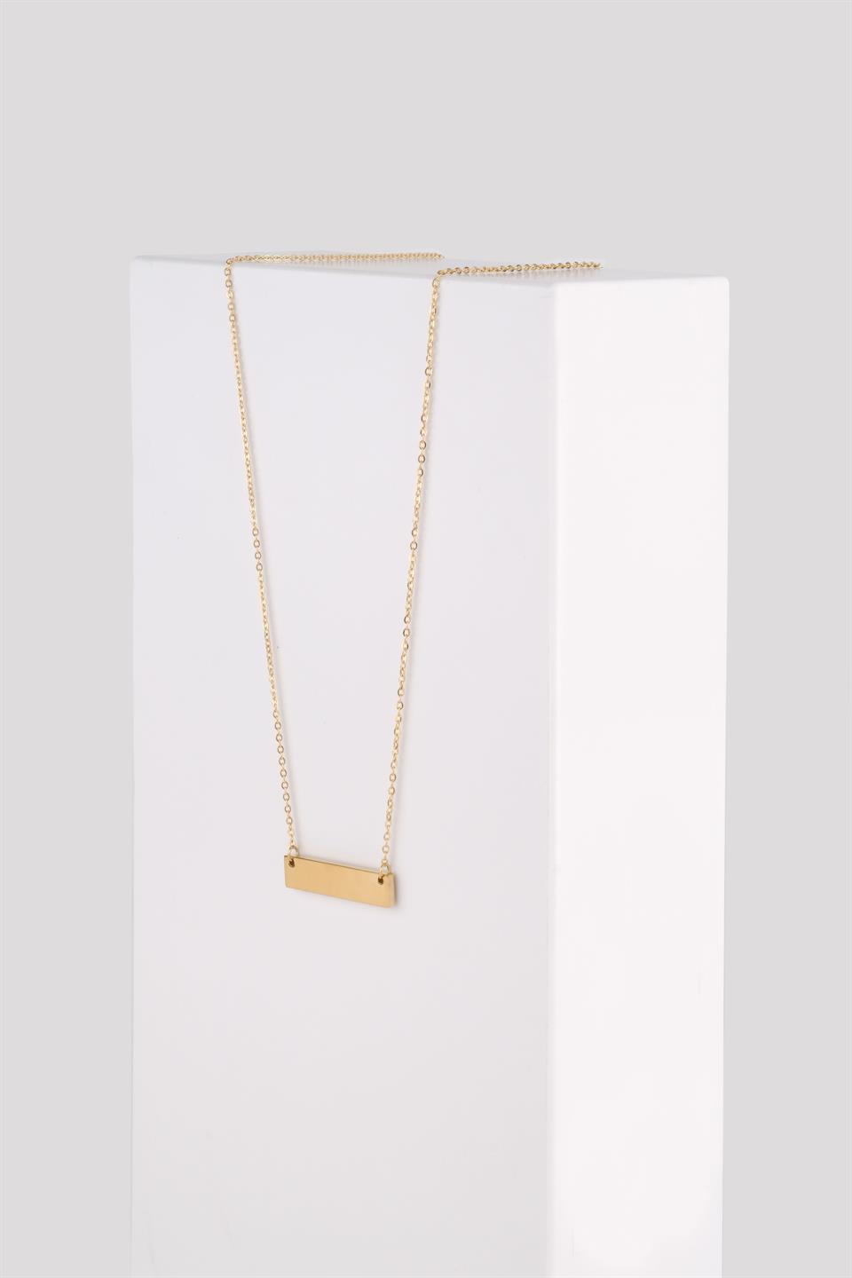 ISABELLA GOLD STEEL NECKLACE