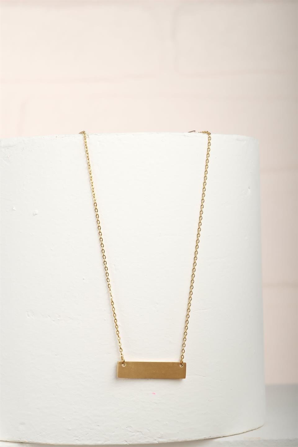 ISABELLA GOLD STEEL NECKLACE