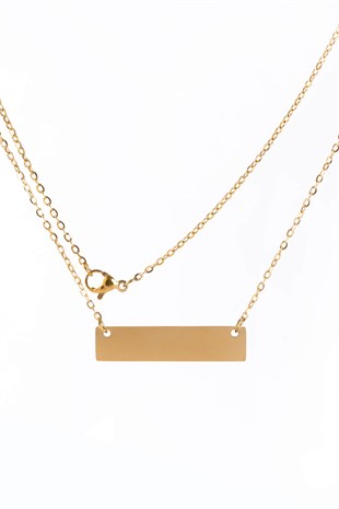 ISABELLA GOLD STEEL NECKLACE