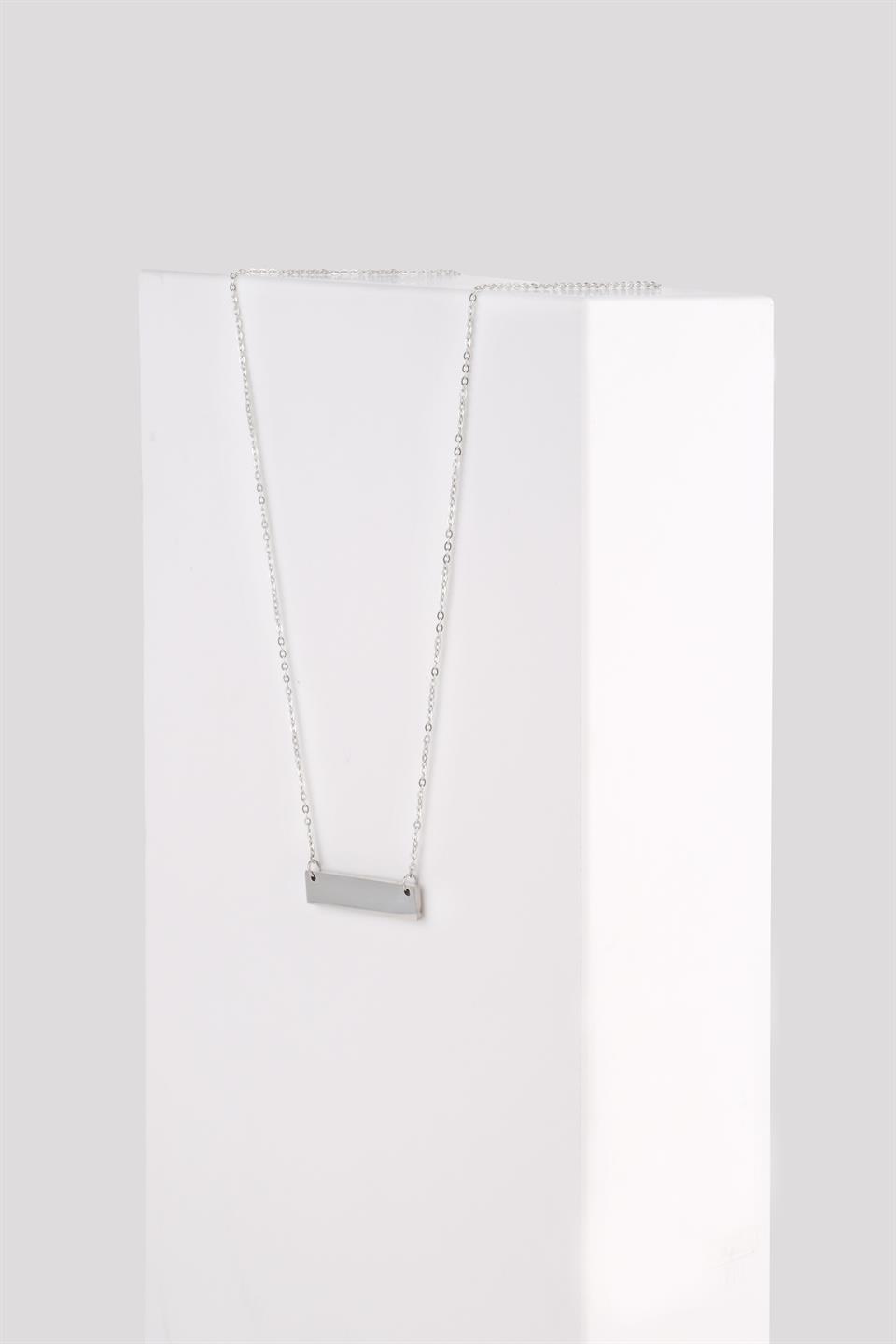 ISABELLA SILVER STEEL NECKLACE
