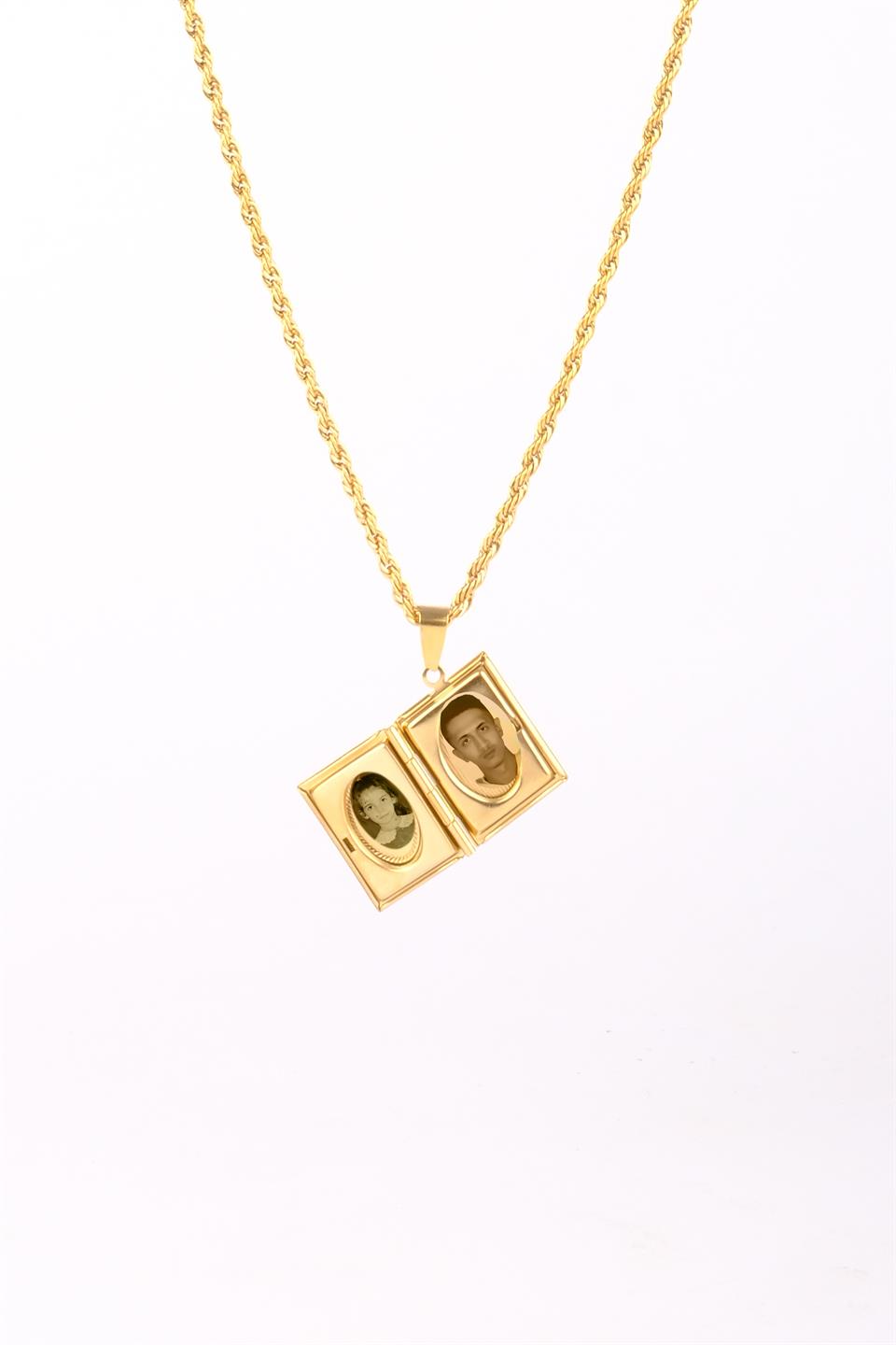 LIANA GOLD CHAIN STEEL NECKLACE