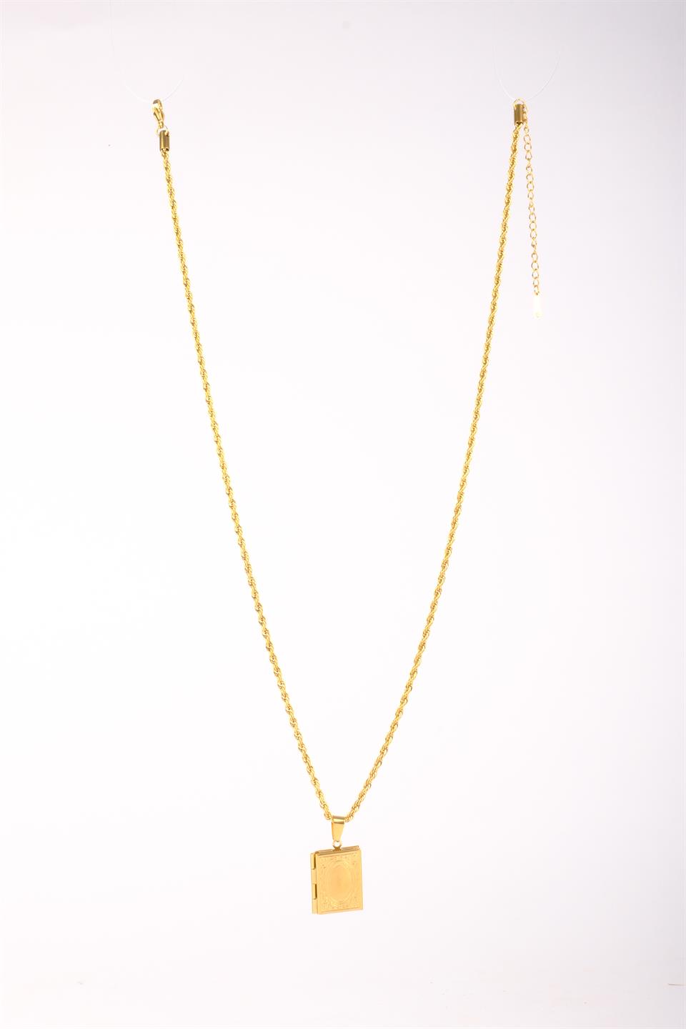 LIANA GOLD CHAIN STEEL NECKLACE