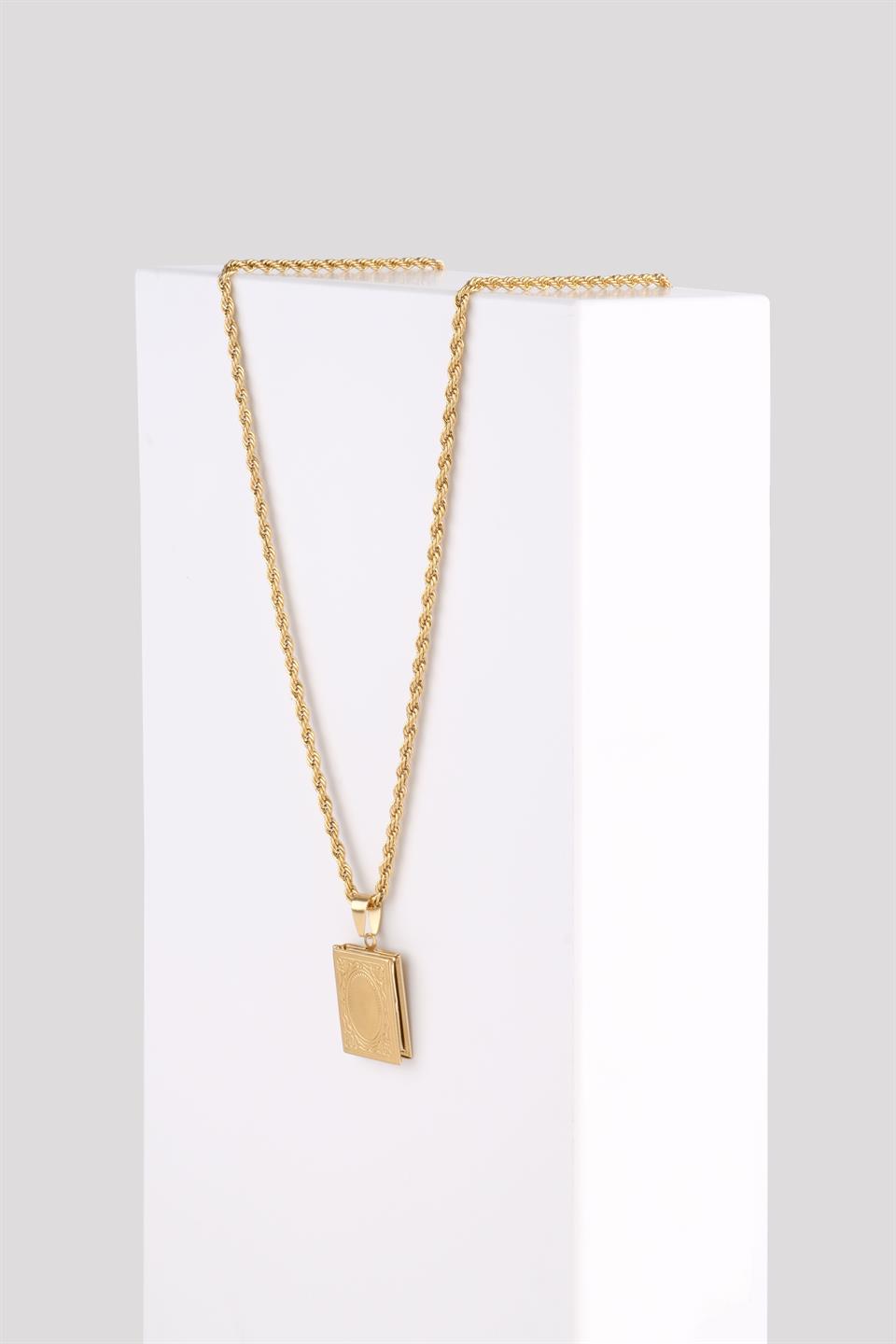 LIANA GOLD CHAIN STEEL NECKLACE