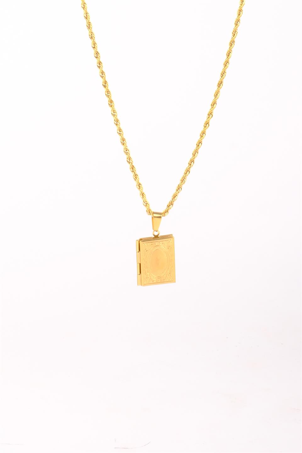 LIANA GOLD CHAIN STEEL NECKLACE