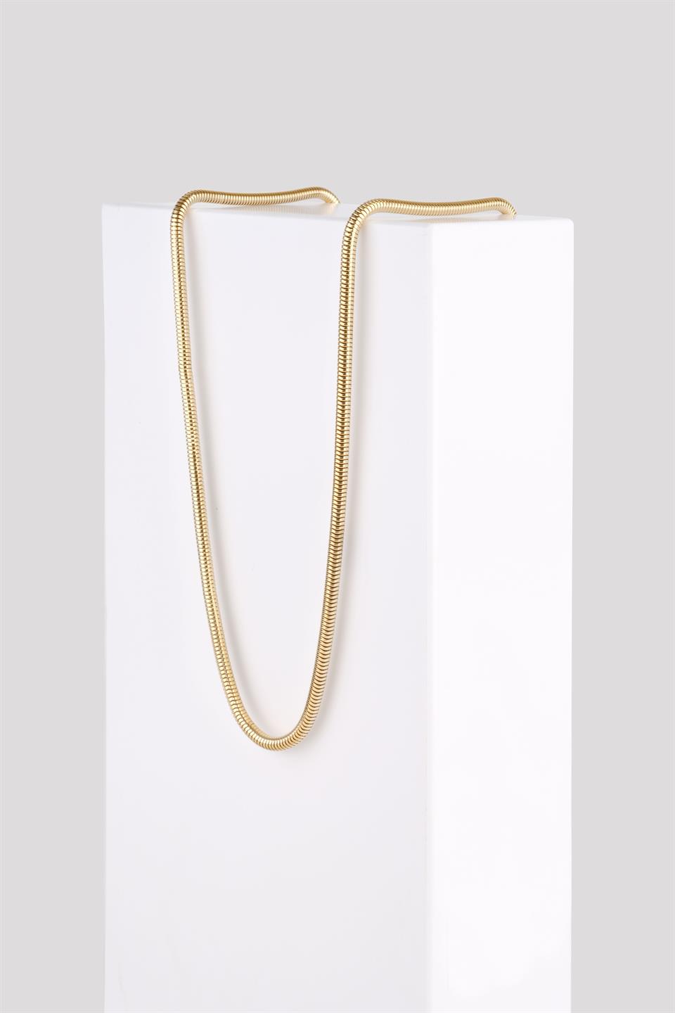 LUCIO GOLD CHAIN STEEL NECKLACE