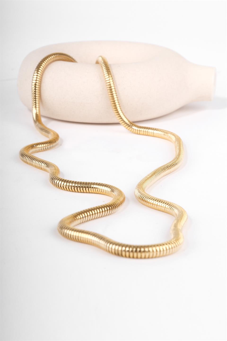 LUCIO GOLD CHAIN STEEL NECKLACE
