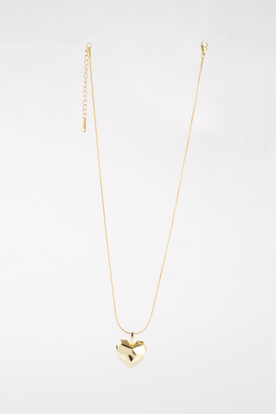 MAGIA LOVE GOLD ÇELİK ZİNCİR KOLYE