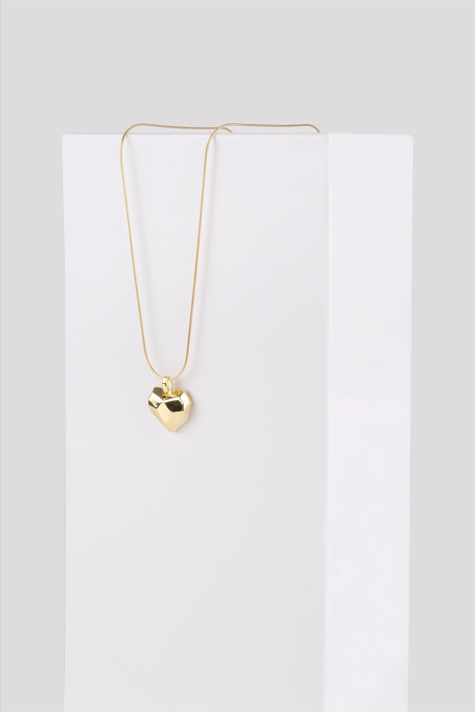 MAGIA LOVE GOLD ÇELİK ZİNCİR KOLYE