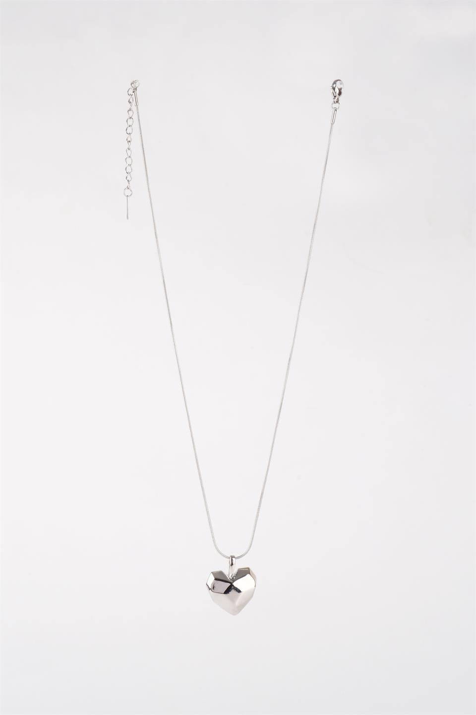 MAGIA LOVE SILVER ÇELİK ZİNCİR KOLYE