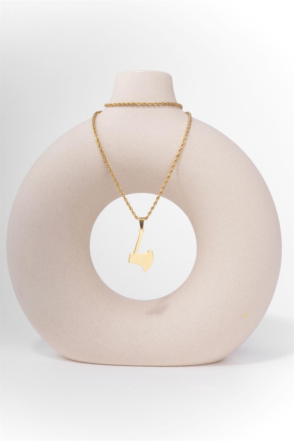 MARTINA GOLD STEEL NECKLACE 