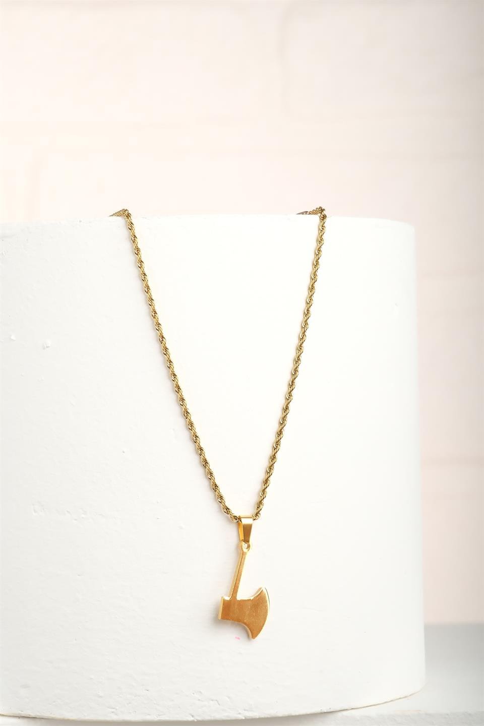 MARTINA GOLD STEEL NECKLACE 
