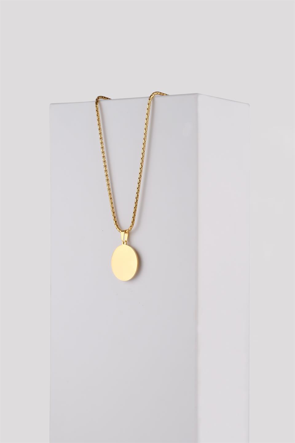 SİRENA GOLD ZİNCİR ÇELİK KOLYE