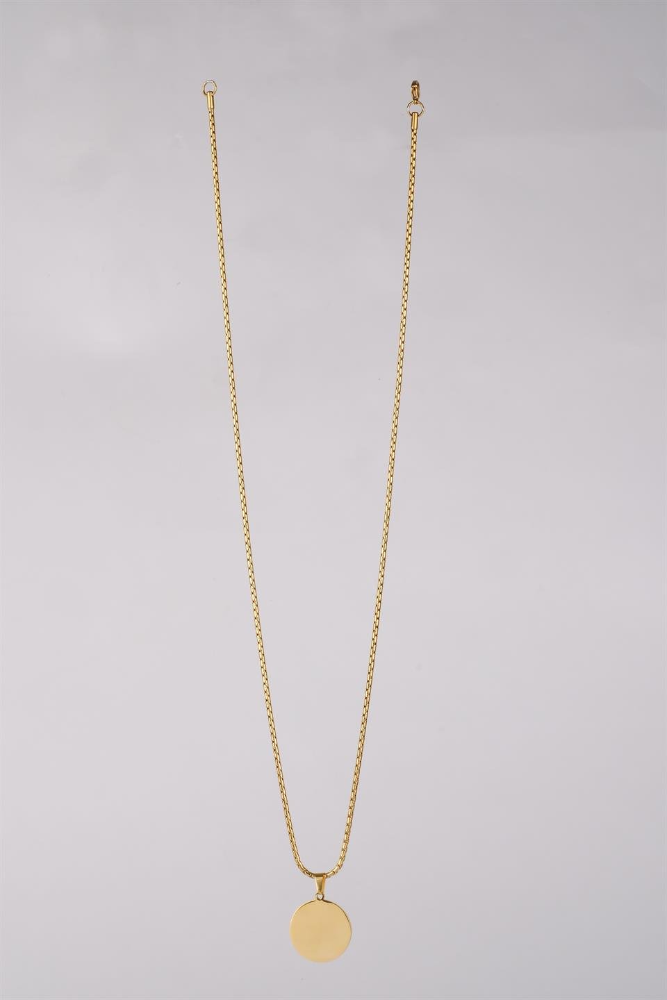 SİRENA GOLD ZİNCİR ÇELİK KOLYE