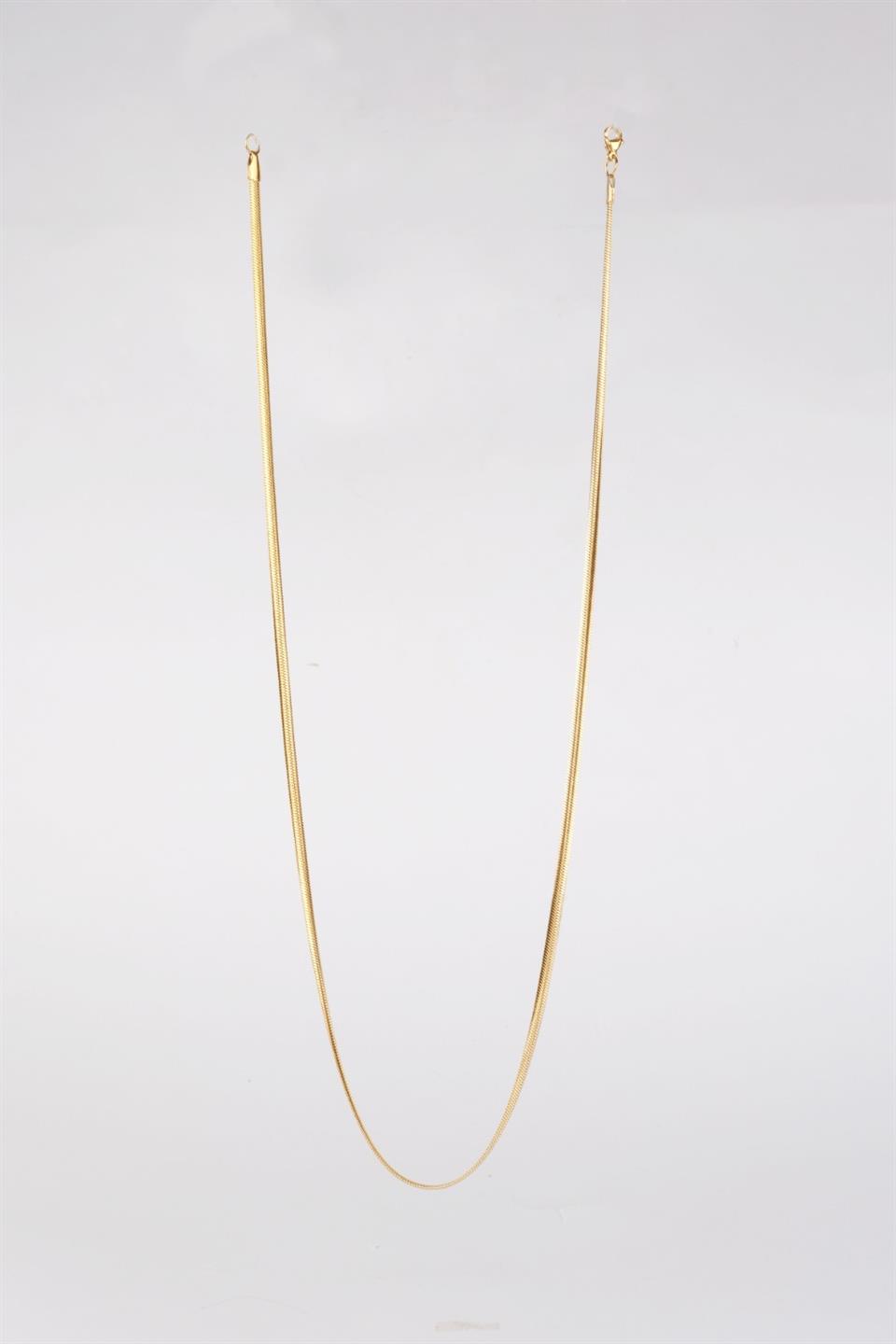 TERRA GOLD ÇELİK ZİNCİR KOLYE