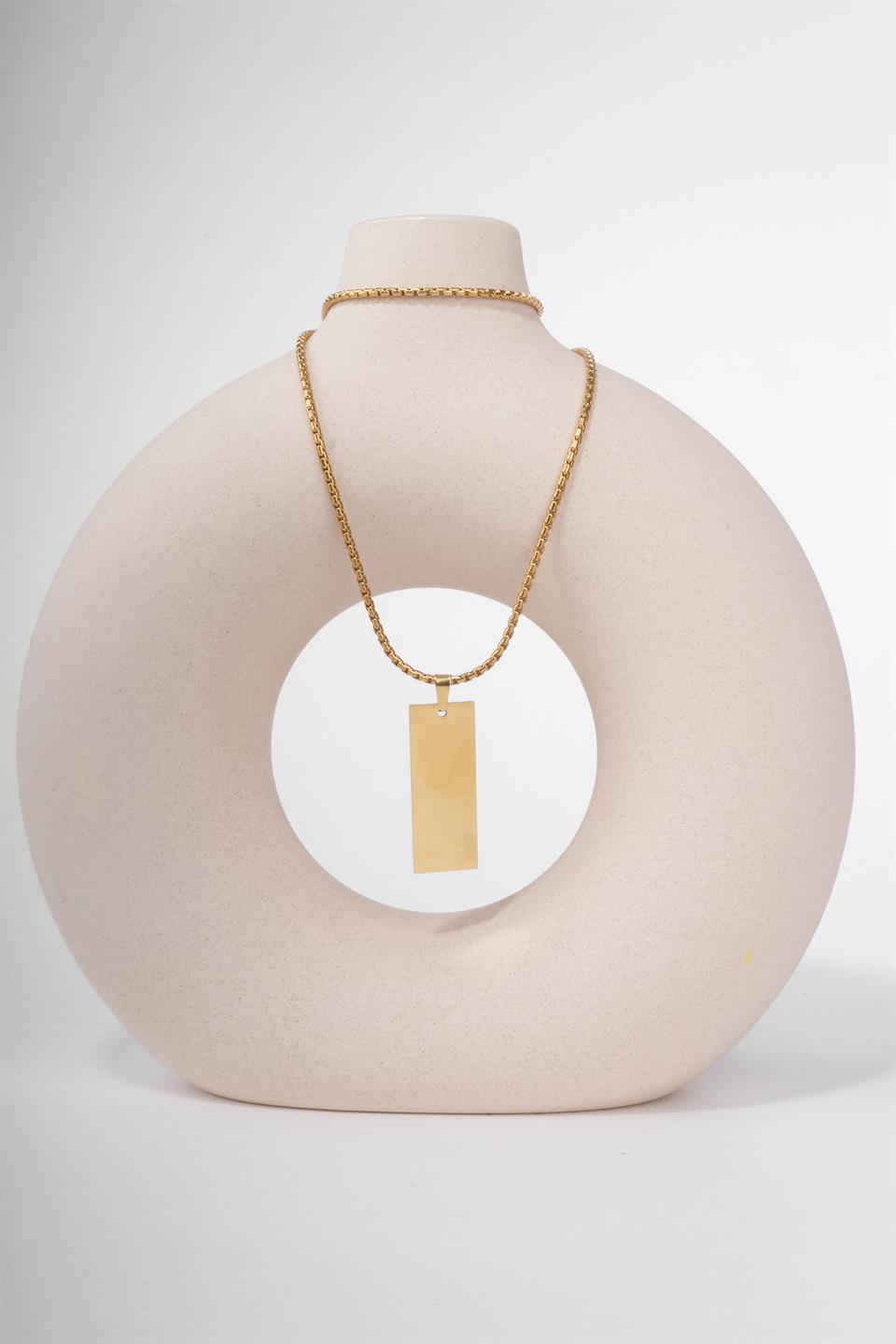 TESCA GOLD STEEL NECKLACE 