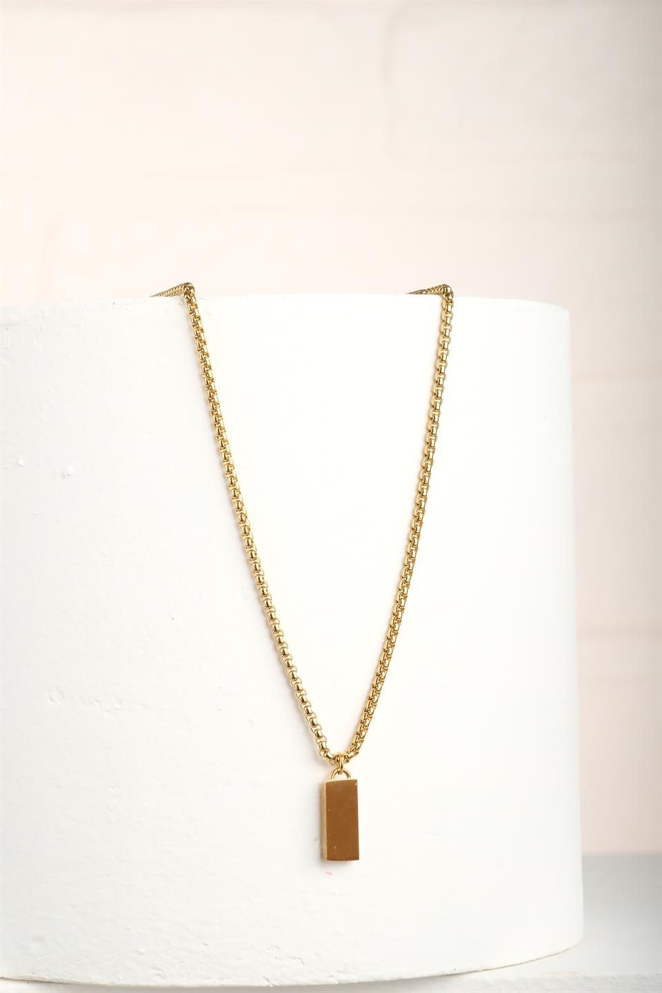 TESCA GOLD STEEL NECKLACE 