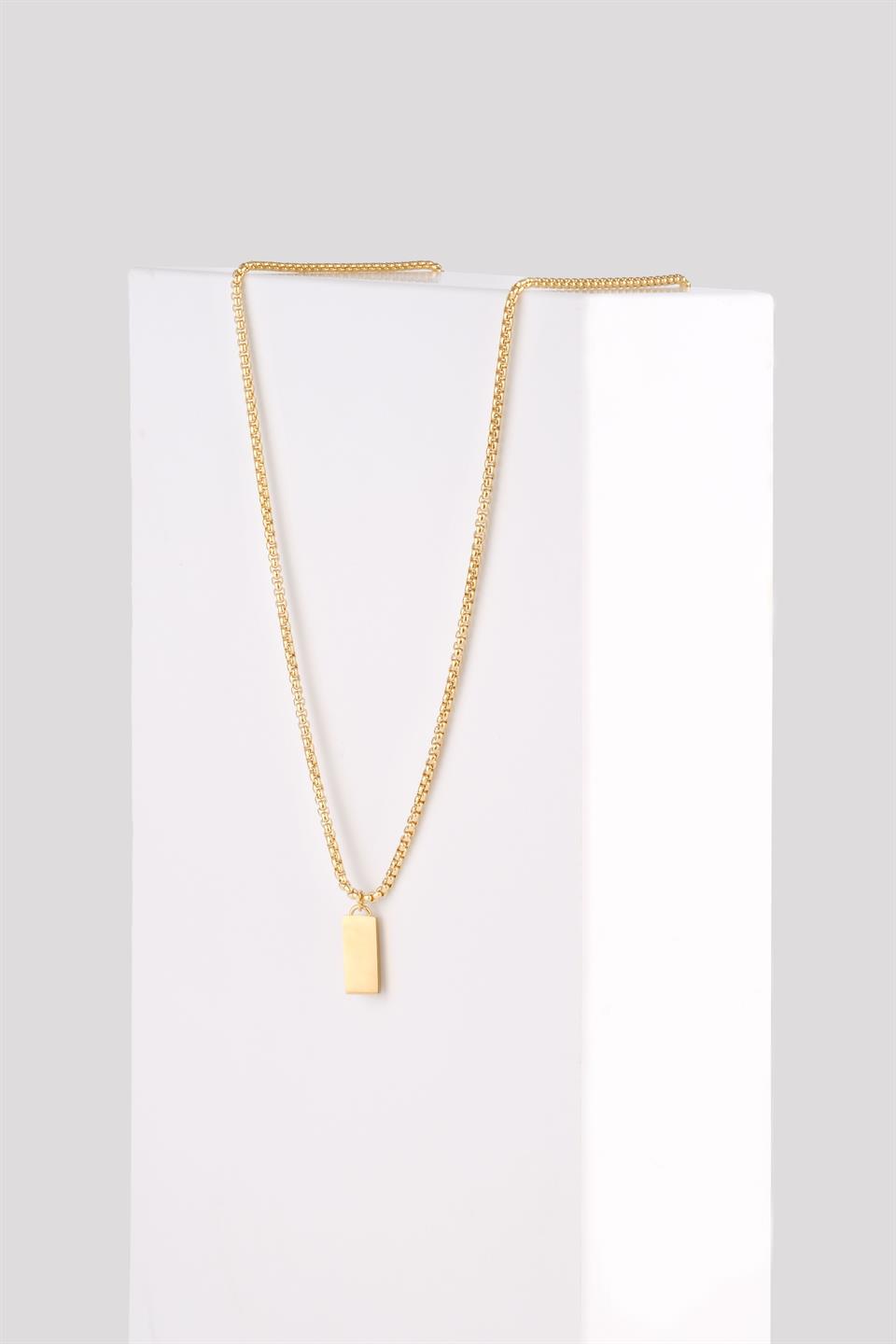 TESCA GOLD STEEL NECKLACE 