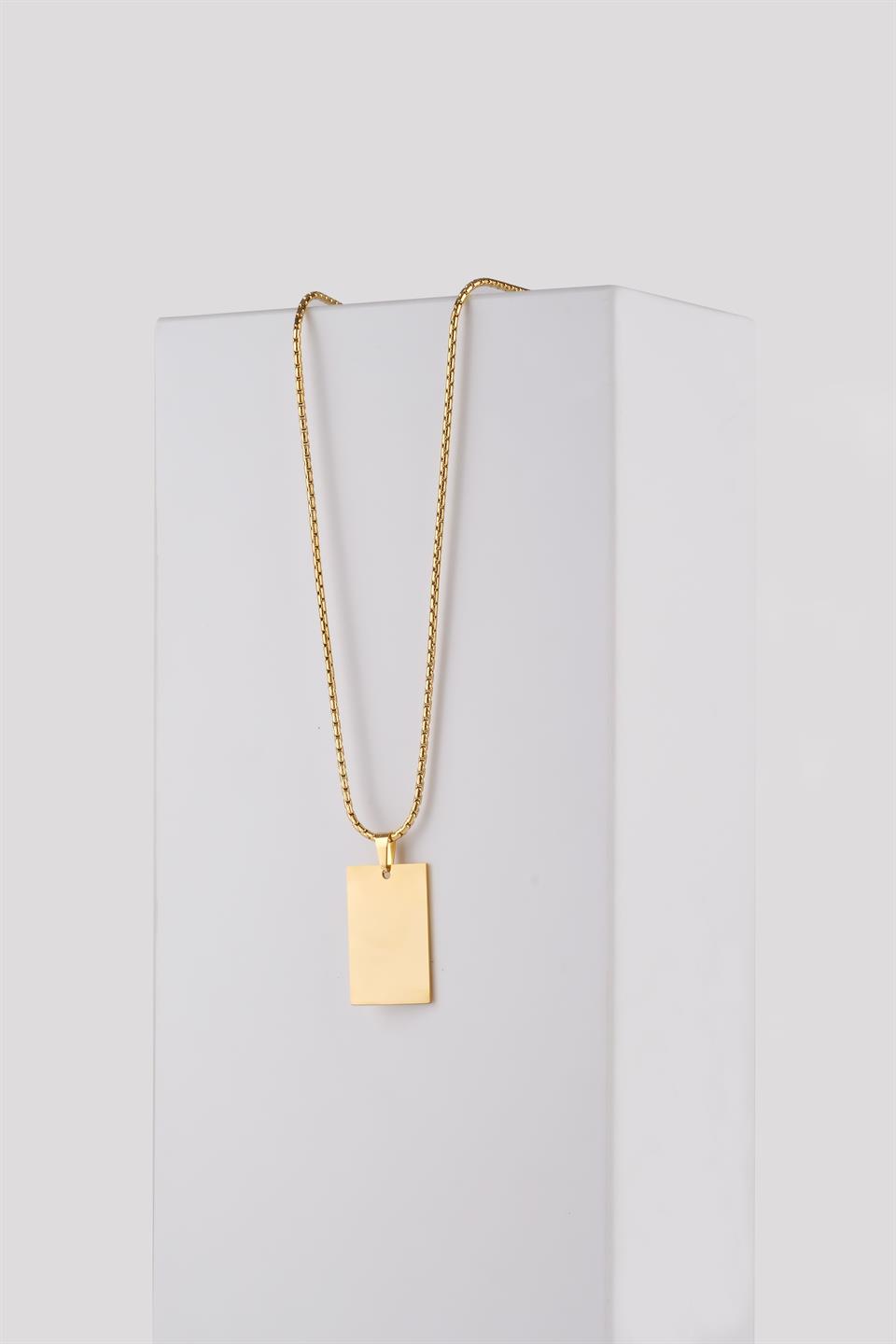 VİTA GOLD ZİNCİR ÇELİK KOLYE