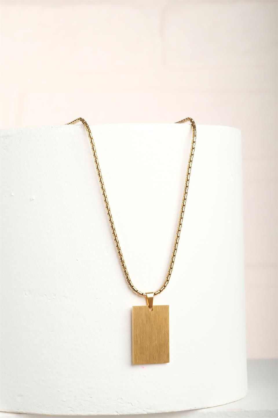 VİTA GOLD ZİNCİR ÇELİK KOLYE