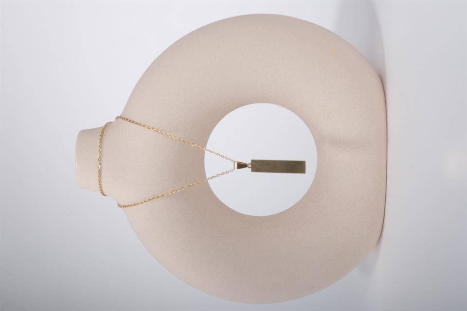 ZENO GOLD STEEL NECKLACE