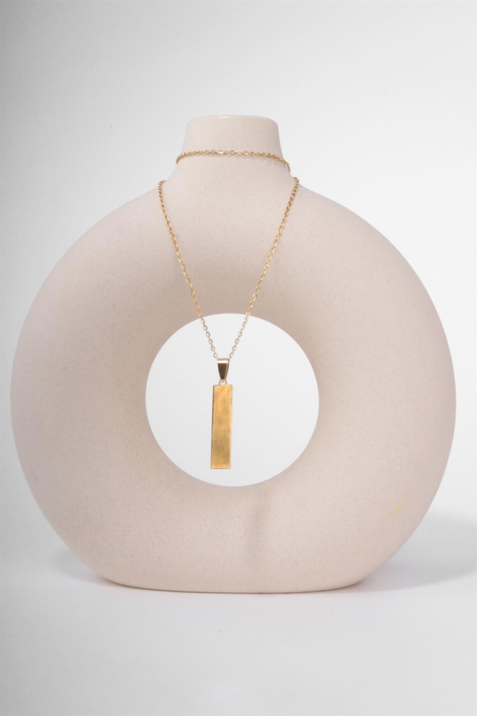 ZENO GOLD STEEL NECKLACE