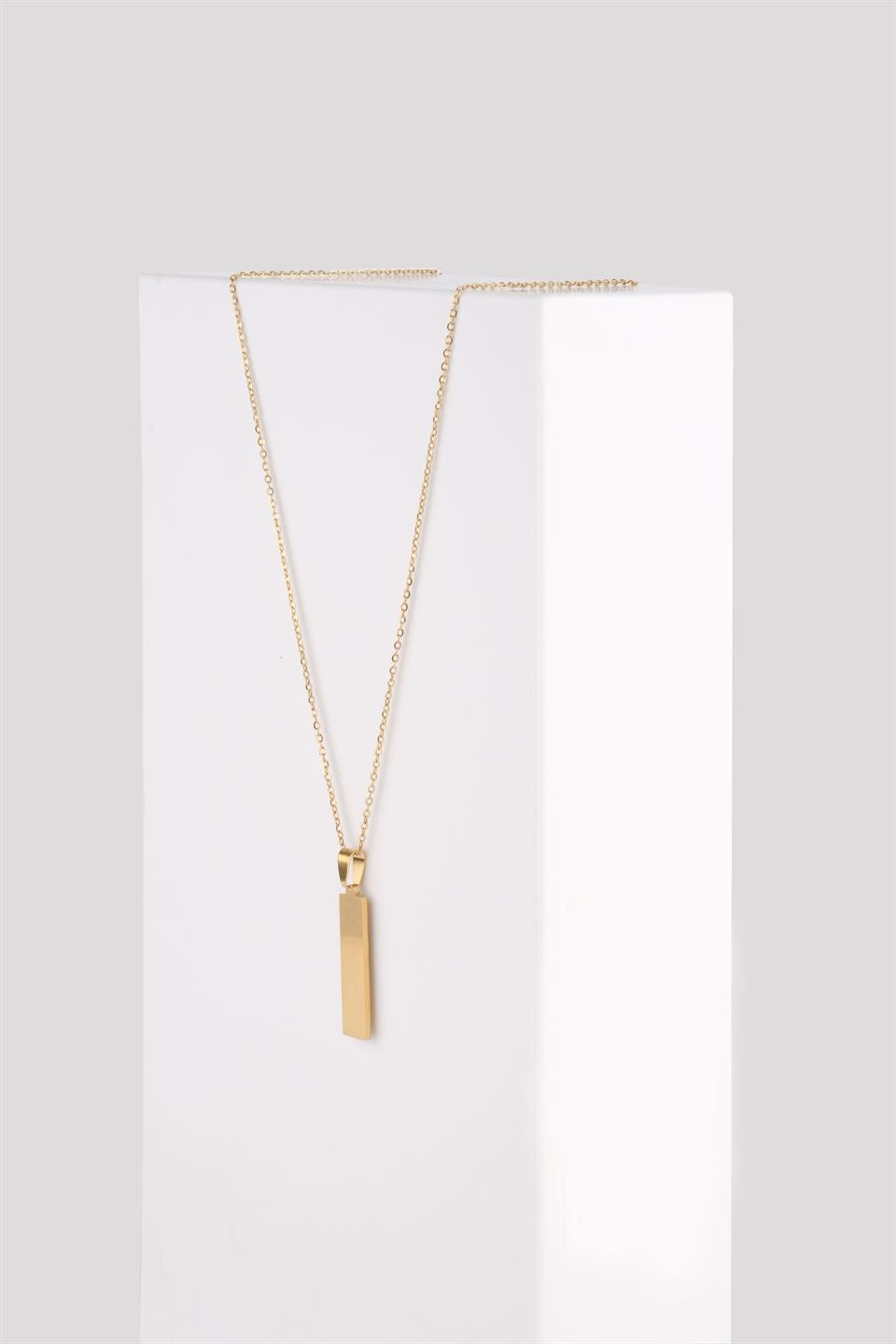 ZENO GOLD STEEL NECKLACE