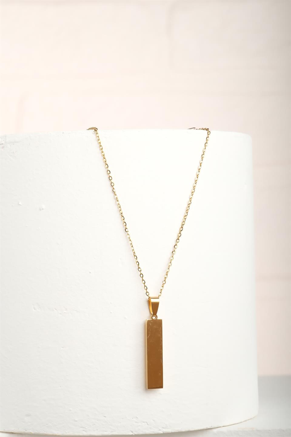 ZENO GOLD STEEL NECKLACE