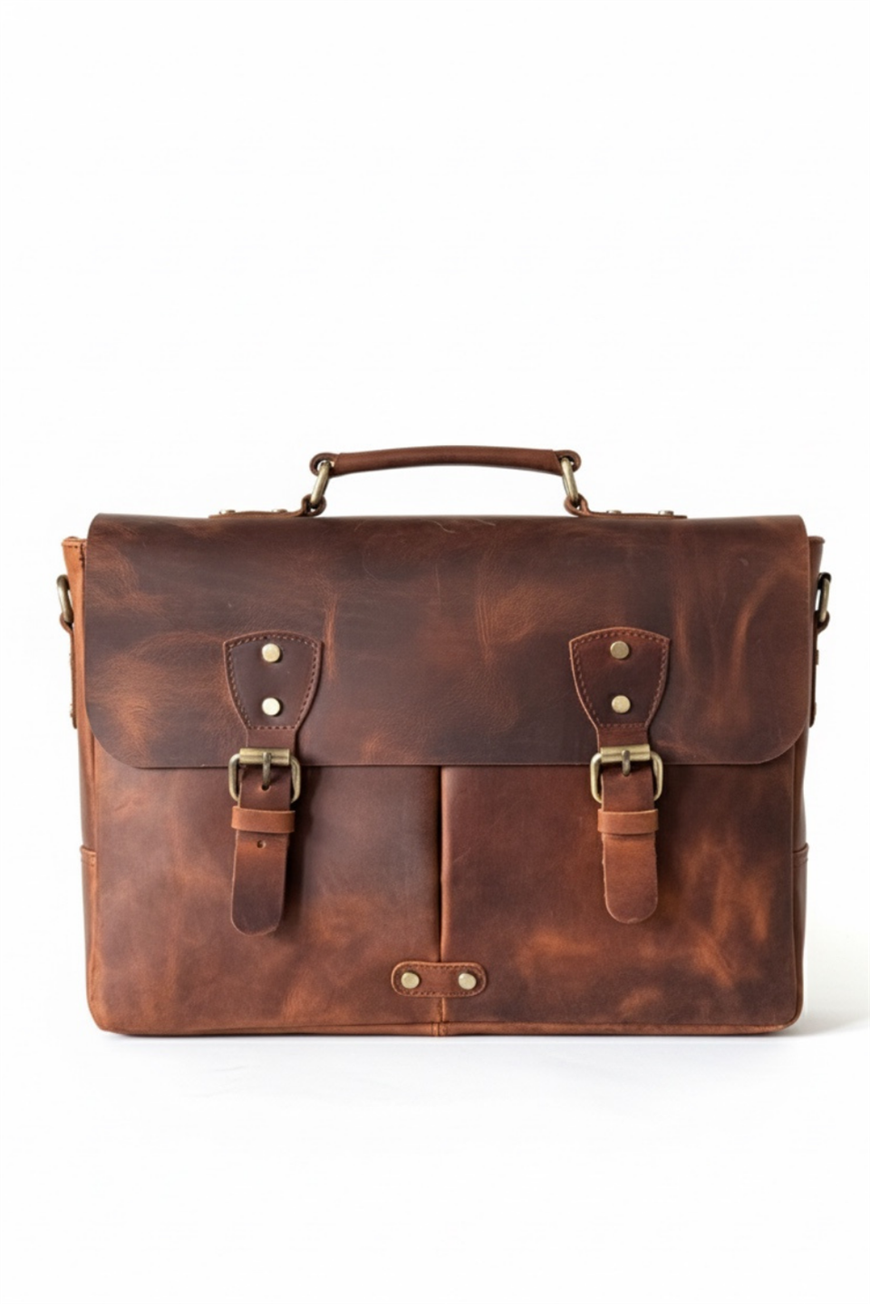 Briefcase Crazy Taba Laptop Ve Evrak Organizer Hakiki Deri Çanta