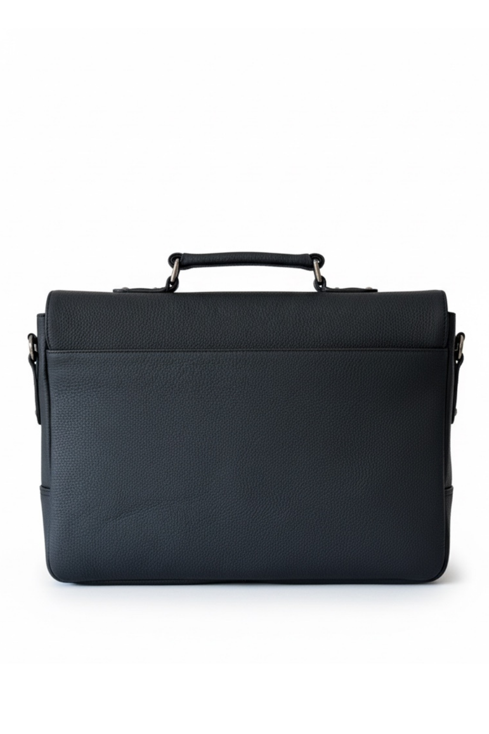 Briefcase Black Laptop Ve Evrak Organizer Hakiki Deri Çanta